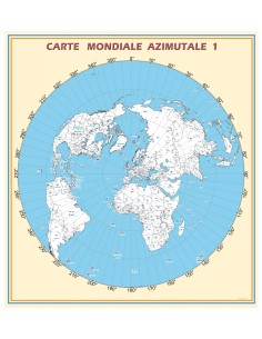 Carte Mondiale Azimutale Ver.1 HTF