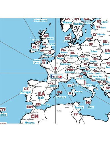Detail from Azimuth Map with prefixes Ver.4 HTF