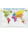 Carte Mondiale avec Maidenhead Locators