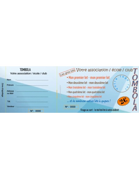 Raffle ticket Assoc_École_Club HTF