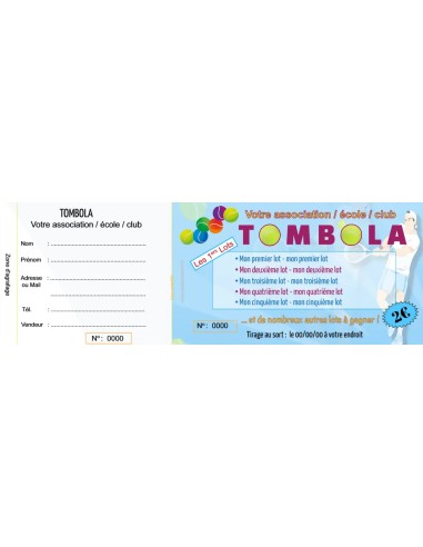 Ticket Tombola Tennis  HTF