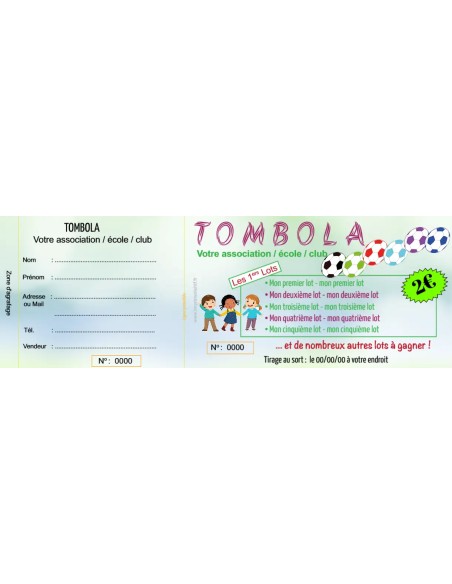 Ticket Tombola Sport HTF