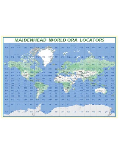 QRA Locator World Map - HTF