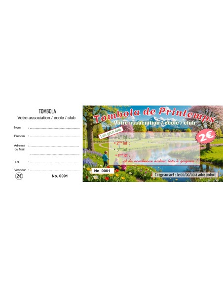 Spring raffle ticket 2 - HTF