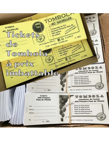 Personalized raffle tickets HTF