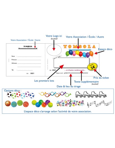 Gabarit Tombola Imprimerie HTF