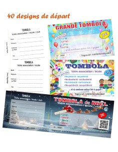 Tickets de tombola à créer -HTF