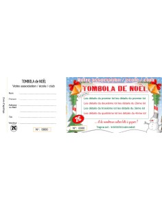 Raffle ticket Xmas 10 HTF