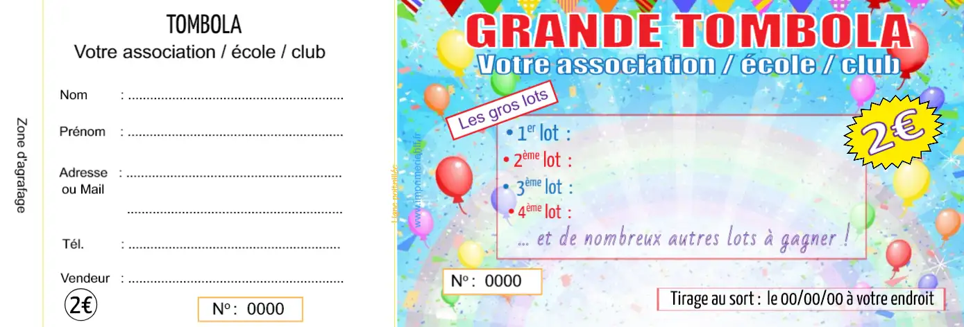 Lot De 400 Tickets De Tombola – Couleurs Assorties – Papier Résistant – 5×2,5 Cm – Pour Fêtes, Loteries, Carnaval, écoles – Accessoire événementiel